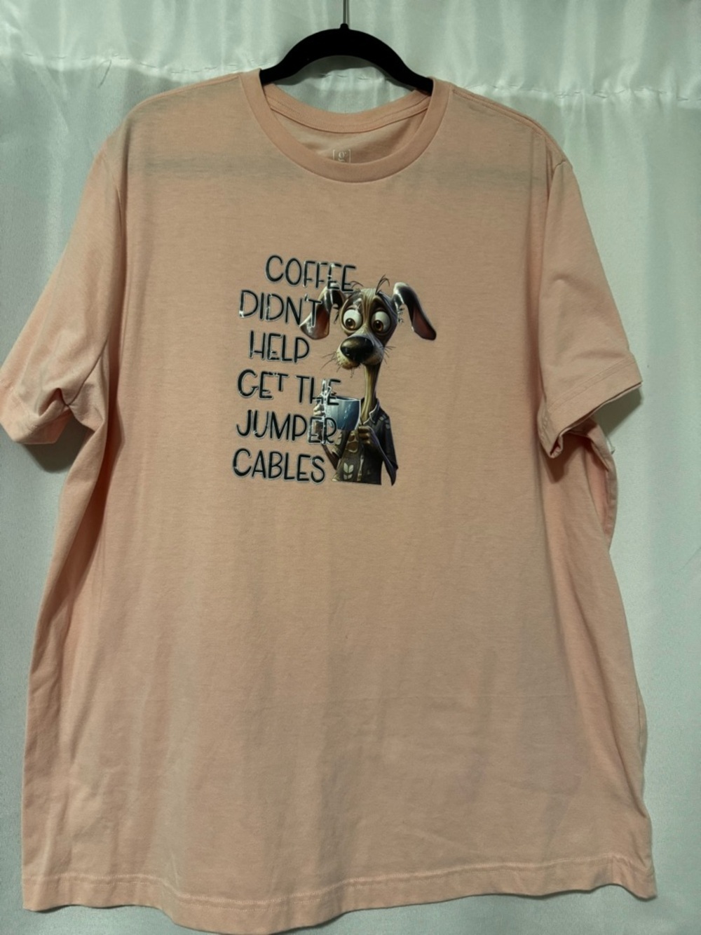 George Pink Graphic Dog Tee